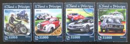 Poštové známky Svätý Tomáš 2016 Automobily a motocykly BMW Mi# 6531-34 Kat 12€ - zväèši� obrázok