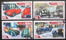 Poštové známky Maldivy 2013 Historické automobily Mi# 5023-26 Kat 10€