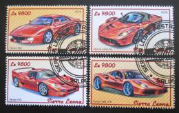 Poštové známky Sierra Leone 2018 Ferrari Mi# 9420-23 Kat 11€