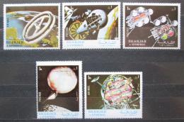 Poštové známky Šardžá 1972 Prieskum Sluneèní soustavy Mi# 1000-04