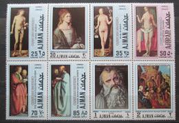 Poštové známky Adžmán 1970 Umenie, Albrecht Dürer Mi# 637-44