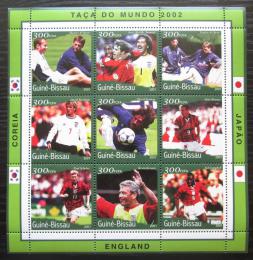 Poštové známky Guinea-Bissau 2001 MS ve futbale Mi# 1370-78 Kat 11€