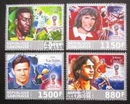 Poštové známky Gabon 2017 Futbalisti Mi# N/N