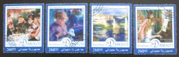 Poštové známky Džibutsko 2016 Umenie, Pierre-Auguste Renoir Mi# 1164-67 Kat 10€
