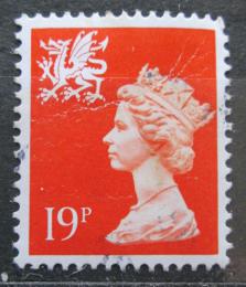 Poštová známka Wales 1988 Krá¾ovna Alžbeta II. Mi# 49