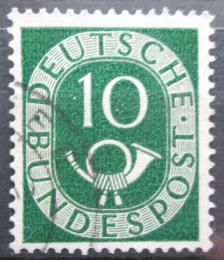 Poštová známka Nemecko 1951 Poštovní trubka Mi# 128 