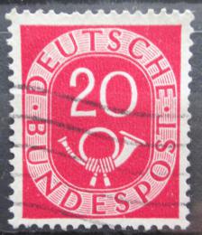 Poštová známka Nemecko 1951 Poštovní trubka Mi# 130