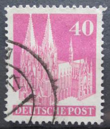 Poštová známka Nemecko 1948 Katedrála svatého Petra v Kolínì Mi# 90