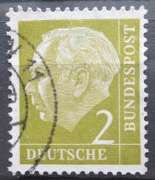 Poštová známka Nemecko 1954 Prezident Heuss Mi# 177 x W