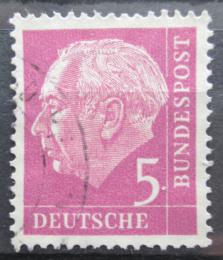 Poštová známka Nemecko 1954 Prezident Heuss Mi# 179 x W