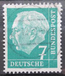 Poštová známka Nemecko 1954 Prezident Heuss Mi# 181 x W