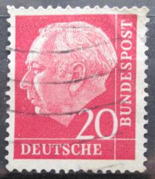 Poštová známka Nemecko 1954 Prezident Heuss Mi# 185 x W