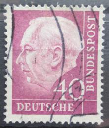 Poštová známka Nemecko 1954 Prezident Heuss Mi# 188 x W