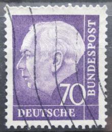Poštová známka Nemecko 1957 Prezident Heuss Mi# 263 x 