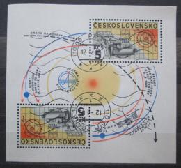 Poštová známka Èeskoslovensko 1985 Prieskum vesmíru Mi# Block 64 Kat 8€ 