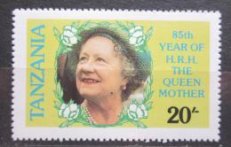 Poštová známka Tanzánia 1985 Krá¾ovna Matka Mi# 264