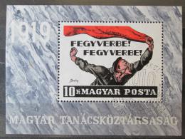 Poštová známka Maïarsko 1969 Revolucionáø Mi# Block 70