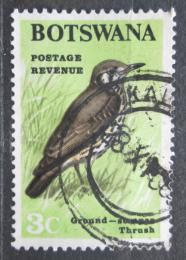 Poštová známka Botswana 1967 Drozd pruholící Mi# 21