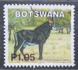 Poštová známka Botswana 2002 Antilopa vraná Mi# 755