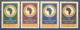 Potov znmky Malawi 1969 Africk rozvojov banka, 5. vroie Mi# 114-17