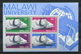 Potov znmky Malawi 1965 Zaloen univerzity Mi# Block 4 Kat 9 - zvi obrzok