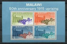 Potov znmky Malawi 1965 Povstn roku 1915, 50. vroie Mi# Block 3 Kat 10 - zvi obrzok
