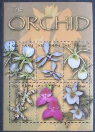 Poštové známky Malawi 2003 Orchideje Mi# 732-37 Kat 8€