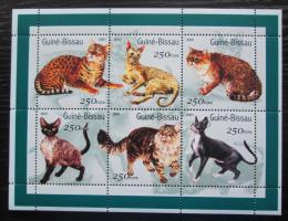 Poštové známky Guinea-Bissau 2001 Maèky Mi# 1522-27 Kat 6.50€