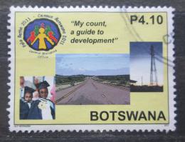 Poštová známka Botswana 2011 Sèítání lidu Mi# 946