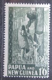 Poštová známka Papua Nová Guinea 1952 Sbìr kauèuku Mi# 16 Kat 12€