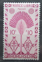 Poštová známka Madagaskar 1943 Strom cestovatelù Mi# 351 