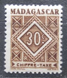 Poštová známka Madagaskar 1947 Doplatná Mi# 32