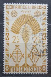Poštová známka Madagaskar 1943 Strom cestovatelù Mi# 358