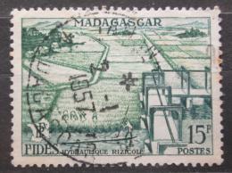 Poštová známka Madagaskar 1956 Hydraulické zavodòování Mi# 434 