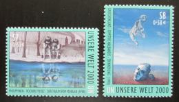 Poštovní známky OSN Vídeò 2000 Umìní, náš svìt v roce 2000 Mi# 307-08