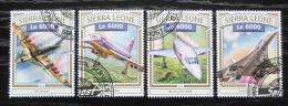 Potov znmky Sierra Leone 2016 Concorde Mi# 7878-81 Kat 11 - zvi obrzok