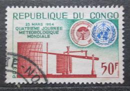 Poštová známka Kongo 1964 Svìtový den meteorologie Mi# 42