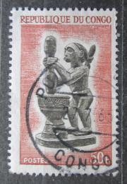 Poštová známka Kongo 1964 Socha Mi# 48