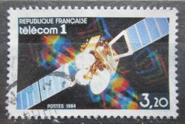 Potov znmka Franczsko 1984 Satelit Telecom 1 Mi# 2459 - zvi obrzok