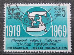Potov znmka Cejlon, Sr Lanka 1969 ILO, 50. vroie Mi# 385 - zvi obrzok