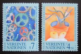 Poštovní známky OSN Vídeò 1998 Deklarace lidských práv, 50. výroèí Mi# 268-69