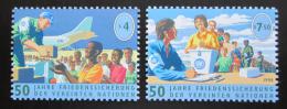 Poštové známky OSN Viedeò 1998 Pomoc OSN Mi# 266-67