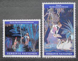 Poštové známky OSN Viedeò 1995 Umenie, Ting Shao Kuang Mi# 188-89