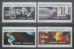 Poštové známky Bophuthatswana, JAR 1979 Tìžba platiny Mi# 47-50