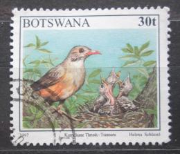 Poštová známka Botswana 1997 Drozd rudozobý Mi# 634