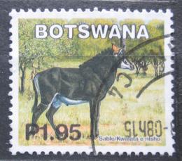 Poštová známka Botswana 2002 Antilopa vraná Mi# 755