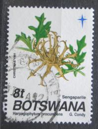 Poštová známka Botswana 1991 Harpagofyt ležatý, vianoce Mi# 501
