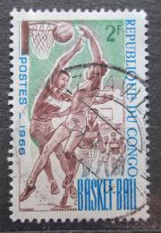 Poštová známka Kongo 1966 Basketbal Mi# 97