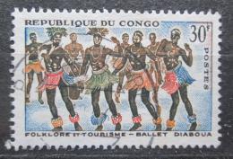 Poštová známka Kongo 1964 Taneèníci Diaboua Mi# 45