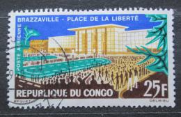 Poštová známka Kongo 1963 Budovy v Brazzaville Mi# 36